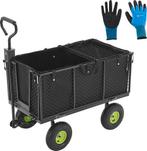2dekans | Juskys Metalen Tuinwagen / Tuinkar / Bolderkar -, Caravans en Kamperen, Ophalen of Verzenden, Nieuw