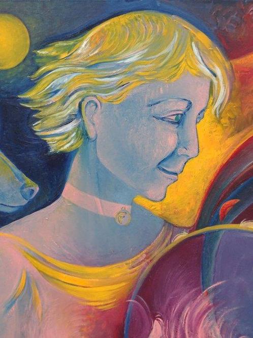 Michelangelo Toffetti - Rito magico - XXL, Antiek en Kunst, Kunst | Schilderijen | Modern