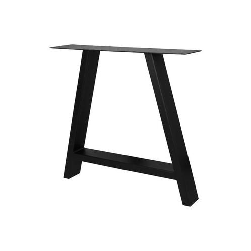 Stalen A-poot 10x4 cm Zwart 1 stuk, Maison & Meubles, Tables | Tables à manger, Envoi