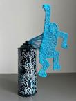 WhyCreationz (XX-XXI) - Keith Haring (blue) Spraycan