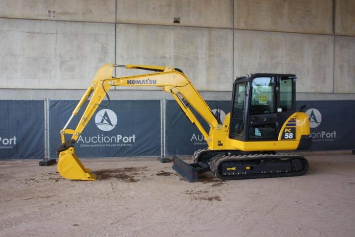 Veiling: Rupsgraafmachine Komatsu PC58-8 Diesel 34.5kW 2022, Zakelijke goederen, Machines en Bouw | Kranen en Graafmachines, Ophalen