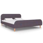 vidaXL Cadre de lit Taupe Tissu 140 x 200 cm