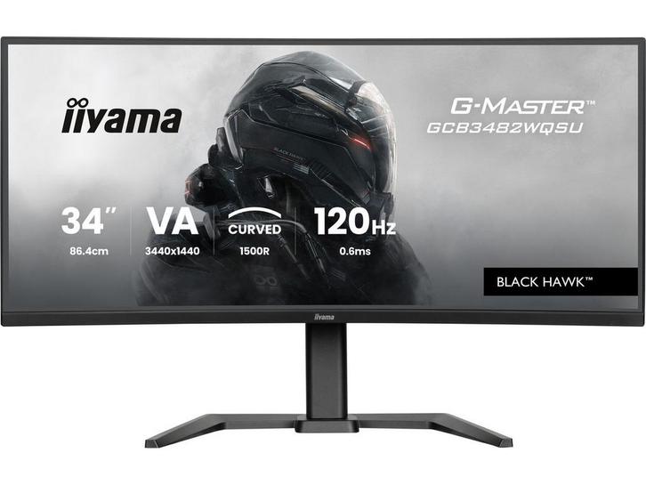 Iiyama G-Master GCB3482WQSU-B1 - Gamingmonitor - 34 curved, Computers en Software, Monitoren, Zo goed als nieuw, Verzenden