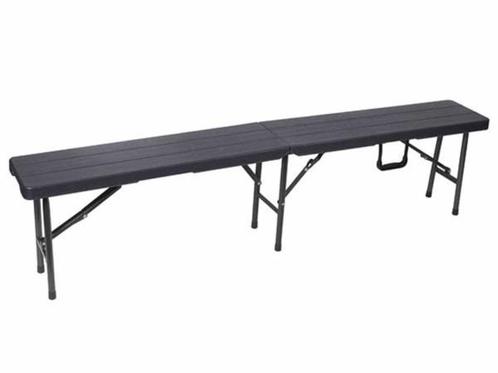Veiling - Perel vouwbank met houtlook 180x25x43cm, Tuin en Terras, Tuinmeubel-accessoires, Nieuw