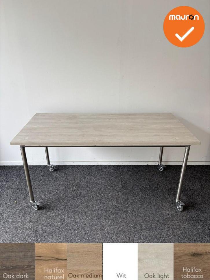 Ahrend - Move-it - verrijdbare vergadertafel 160x80 - bladkl, Zakelijke goederen, Kantoor en Winkelinrichting | Kantoormeubilair en Inrichting