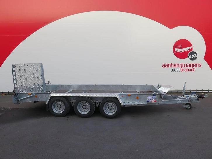 Machinetransporters tandemas of tridemas v.a. € 3195,-, Auto diversen, Aanhangers en Bagagewagens, Nieuw, Ophalen of Verzenden