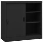 vidaXL Armoire de bureau porte coulissante Anthracite, Verzenden, Neuf