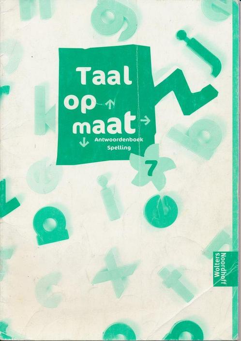 Taal op Maat versie 1 Antwoordenboek Spelling groep 7, Boeken, Schoolboeken, Verzenden