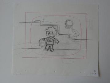 Matt Groening - 1 Original drawing - The Simpsons - The beschikbaar voor biedingen