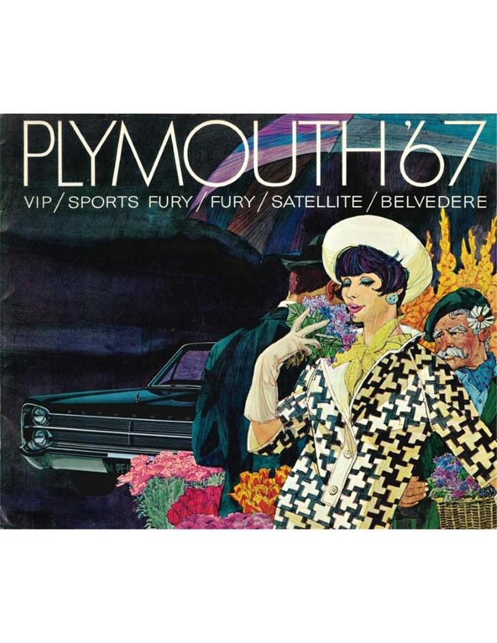 1967 PLYMOUTH PROGRAMMA BROCHURE NEDERLANDS, Boeken, Auto's | Folders en Tijdschriften, Ophalen of Verzenden