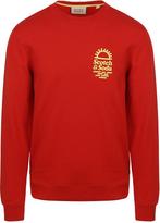 Scotch and Soda Sweater Print Rood maat Maat 48/50 (M) Heren, Scotch and Soda, Nieuw, Rood, Verzenden