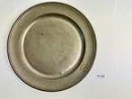 Assiette - Bord met merk - Étain - Plateau en étain.