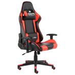 vidaXL Gamestoel draaibaar PVC rood, Huis en Inrichting, Stoelen, Verzenden, Nieuw