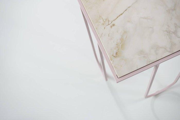 DFlab Studio - Table dappoint - Lola - Travertin, Antiquités & Art, Art | Objets design