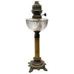 Antique Decor - Olielamp - Albast, Glas, Antiek en Kunst