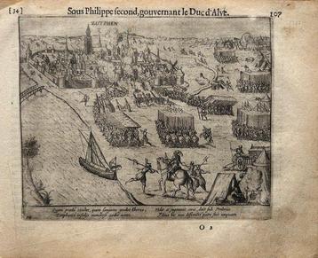 Nederland - Zutphen; W. Baudart, naar Hogenberg - Beleg en