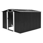 vidaXL Tuinschuur 257x298x178 cm metaal antracietkleurig, Tuin en Terras, Verzenden, Nieuw