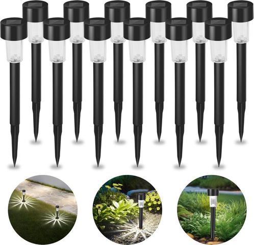 Aigostar Solar Tuinfakkels - 12 stuks - 29,5cm - Tuinverlich, Huis en Inrichting, Woonaccessoires | Overige, Verzenden