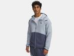 Under Armour Unstoppable Flc Fz Hoodie Eu-Blu 465 - Maat LG, Ophalen of Verzenden, Nieuw, Blauw, Under Armour