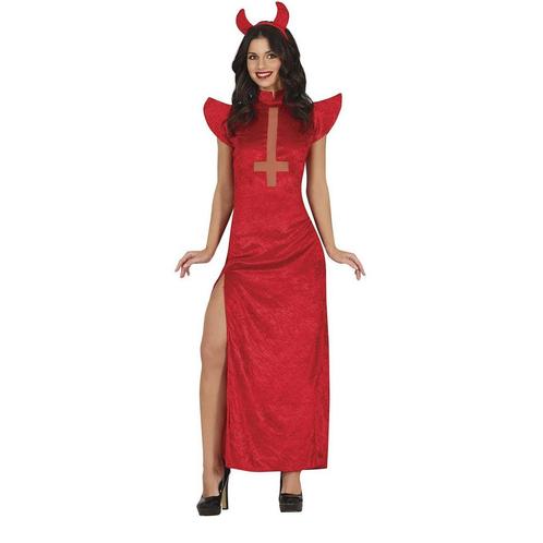 Demonen Halloween Kostuum Dames, Hobby & Loisirs créatifs, Articles de fête, Envoi