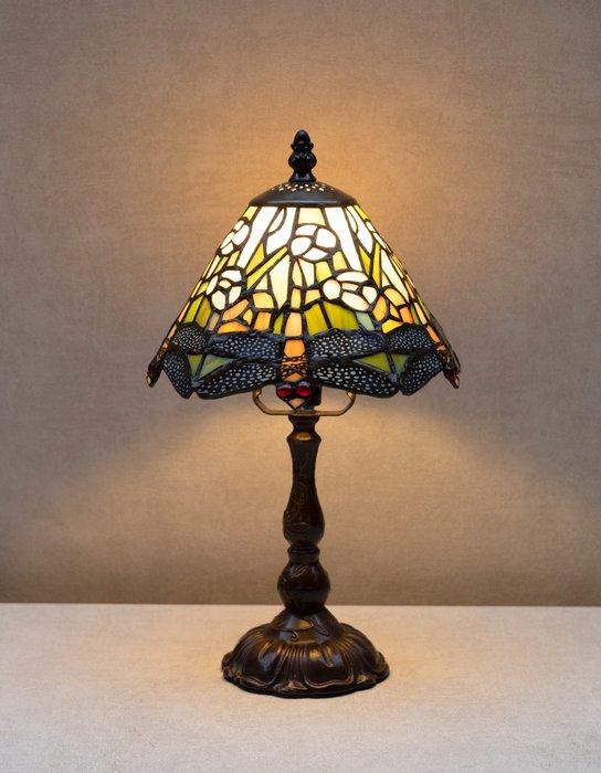 Lamp - Tiffany style - Dragonfly - Glas-in-lood, Antiek en Kunst, Kunst | Designobjecten