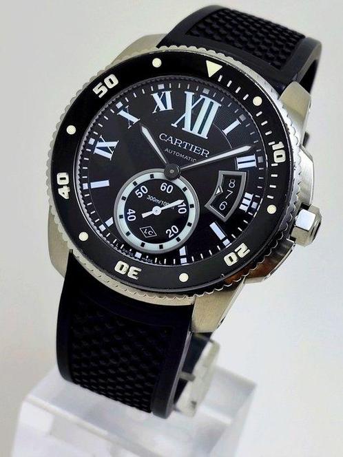 Cartier - Calibre de Cartier Diver - Ref. 3729 - Heren -, Bijoux, Sacs & Beauté, Montres | Hommes