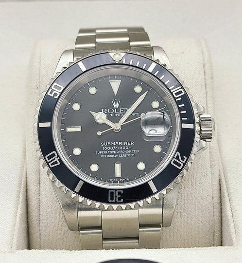 Rolex - Submariner Date - 16610 - Homme - 2001, Handtassen en Accessoires, Horloges | Heren