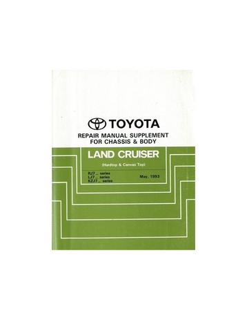 1993 TOYOTA LANDCRUISER CHASSIS & CAROSSERIE WERKPLAATSHAN.., Ophalen of Verzenden