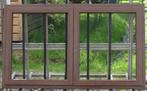 pvc raam , chassis , venster , kozijn 211 x 126  eik, 150 tot 225 cm, Nieuw, Kunststof, Raamkozijn