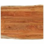 vidaXL Tafelblad rechthoekig natuurlijke rand 90x80x3,8 cm, Verzenden, Nieuw