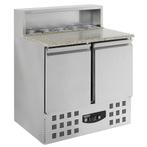 Pizzawerkbank | 230L | 2 Deuren (1/1 GN) | Boven 5x 1/6 GN, Verzenden, Nieuw in verpakking