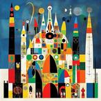 I_KONIQ (1969) - LA SAGRADA FAMILIA EN STYLE DE MIRO, Antiek en Kunst, Antiek | Overige Antiek