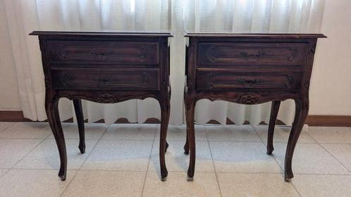 Table de chevet (2) - Bois, Antiek en Kunst, Curiosa en Brocante