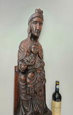Beeld, Maria Magdalena - gestoken - Spaans - 80 cm - Hout