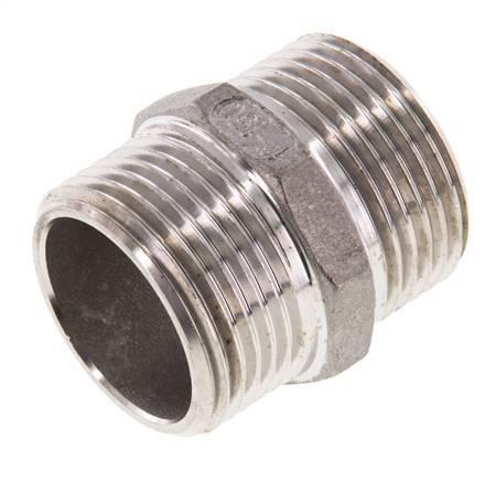 Raccord double G1 en acier inoxydable Joint plat 16bar, Doe-het-zelf en Bouw, Overige Doe-Het-Zelf en Bouw, Verzenden