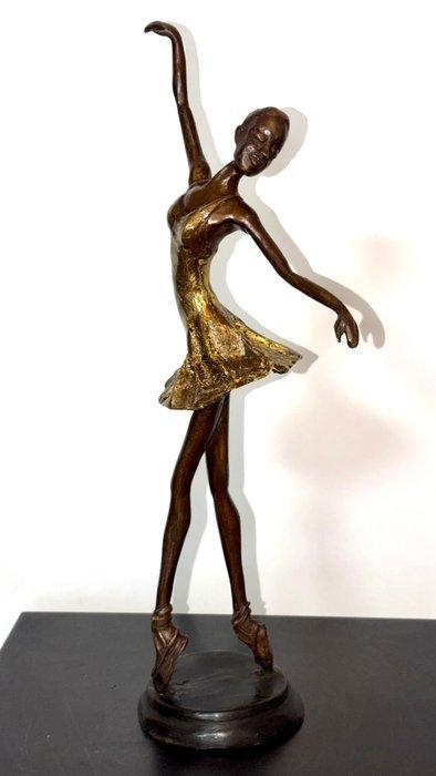 Abdoulaye Derme - sculptuur, Danseuse grâce en mouvement -, Antiquités & Art, Curiosités & Brocante