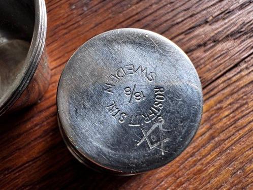 Freemasonry Sweden/Military - Tasse (4) - Acier inoxydable -, Verzamelen, Militaria | Algemeen