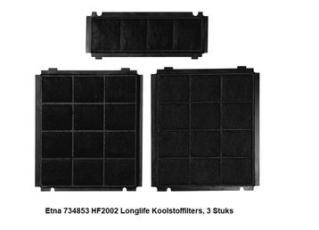 ETNA Longlife Koolstoffilterset HF2002 (3st) koolstoffilters beschikbaar voor biedingen