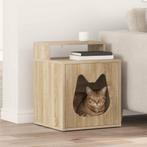 vidaXL Kattenhuis Sonoma 42,5 x 40 x 53,5 cm Bewerkt hout, Dieren en Toebehoren, Katten-accessoires, Verzenden, Nieuw