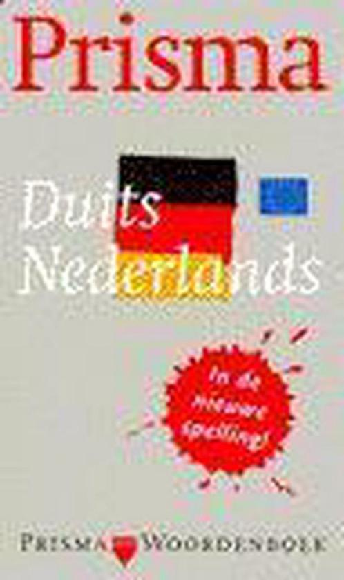 Prisma woordenboek / Duits-Nederlands / Prisma woordenboeken, Livres, Dictionnaires, Envoi