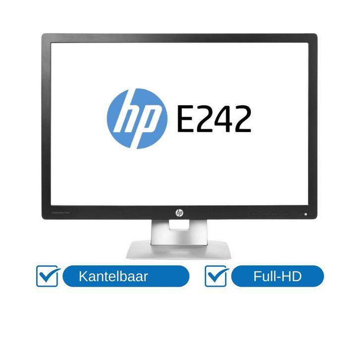 HP EliteDisplay E242 | Refurbished 24 Full HD Monitor, Computers en Software, Monitoren, Gebruikt, Ophalen of Verzenden