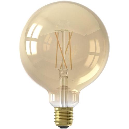 Calex Smart LED Lamp Globe XL Gold E27 7W 806lm, Huis en Inrichting, Lampen | Losse lampen, Verzenden