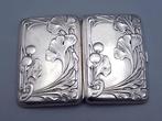Sigarettendoos - .800 zilver - Jugendstil/ Art Nouveau