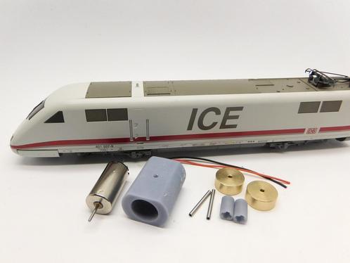 micromotor TTI002C ombouwset voor Tillig ICE-1 (oud), Hobby & Loisirs créatifs, Trains miniatures | Échelles Autre, Envoi