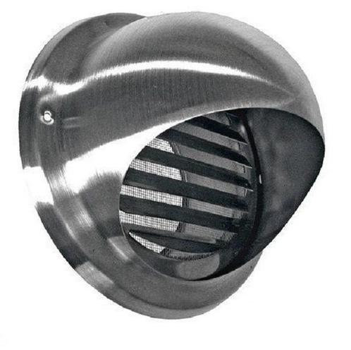 Bolrooster RVS Ø 150mm met schoepen en muggengaas, Doe-het-zelf en Bouw, Ventilatie en Afzuiging, Nieuw, Verzenden