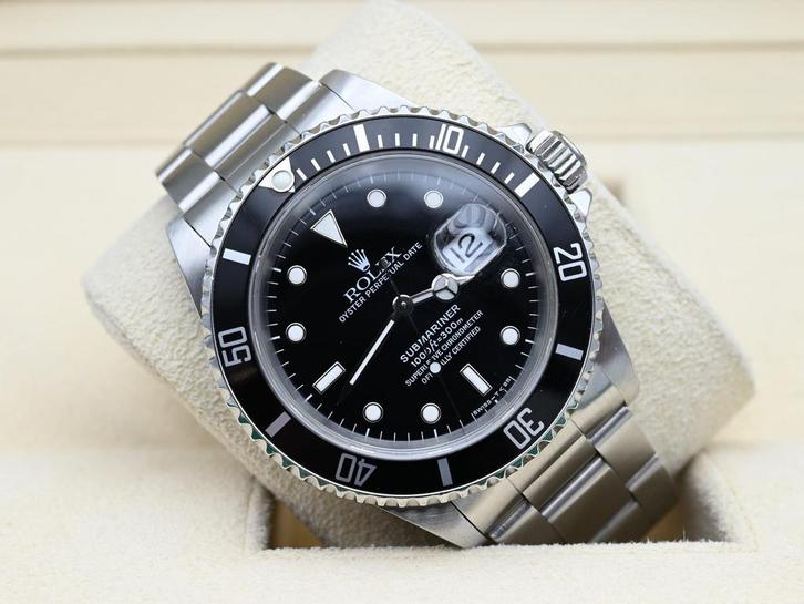 Rolex Submariner Ref. 16610 Year 1997 (Full Set), Handtassen en Accessoires, Horloges | Heren, Polshorloge, Zo goed als nieuw