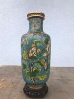 Vaas - Brons, Hout - China - Guangxu (1875-1908), Antiek en Kunst