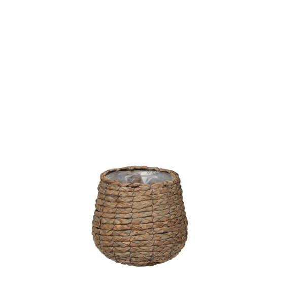 2dekans | Mica Decorations Mand Ø30xH31 cm – Lichtbruin, Huis en Inrichting, Woonaccessoires | Schalen en Manden, Ophalen of Verzenden
