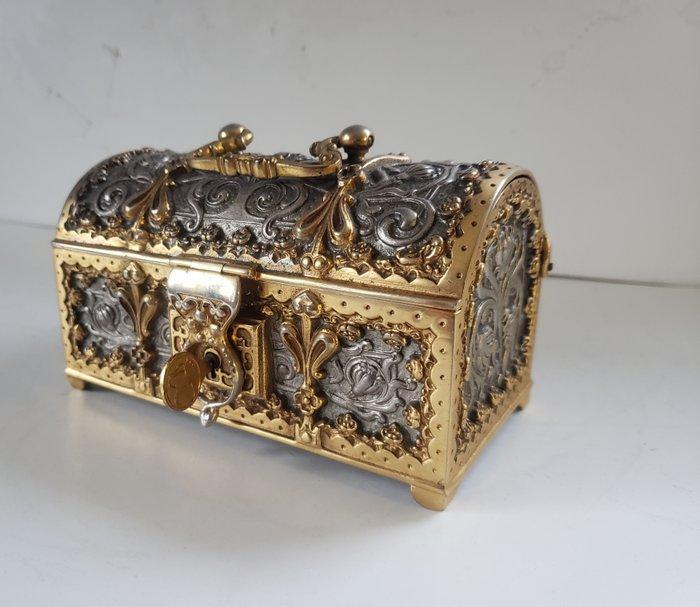 Erhard & Söhne - Boîte - Bronze doré - Jugendstil, Antiek en Kunst, Kunst | Designobjecten