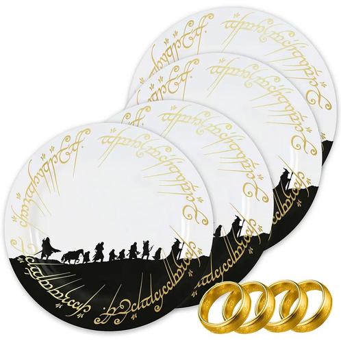 Lord of the Rings Set Borden (4x), Verzamelen, Lord of the Rings, Ophalen of Verzenden
